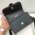 B-Berry - BB  Small Bridle House Check And Buckle Crossbody Black For Women, Bags 7.8in/20LO