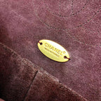 CHL - Maroon Medallion Nude Reissue 2.55 Classic 225 Flap Beige Bag For Women 24LO/9.4in