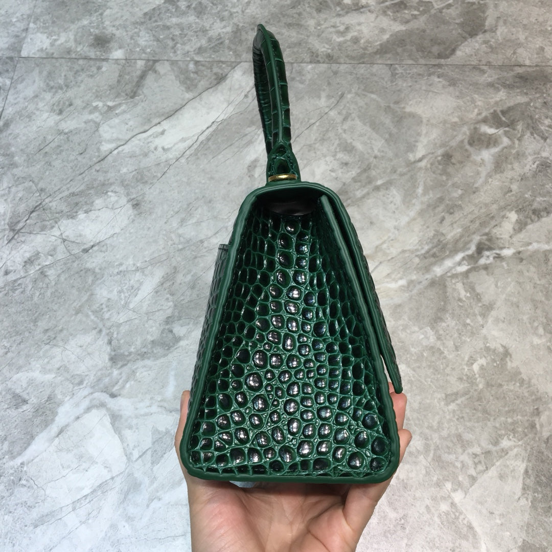 BLN-Ciaga Hourglass Small Handbag In Dark Green, For Women,  Bags 9in/23LO 5935461LRGM3011