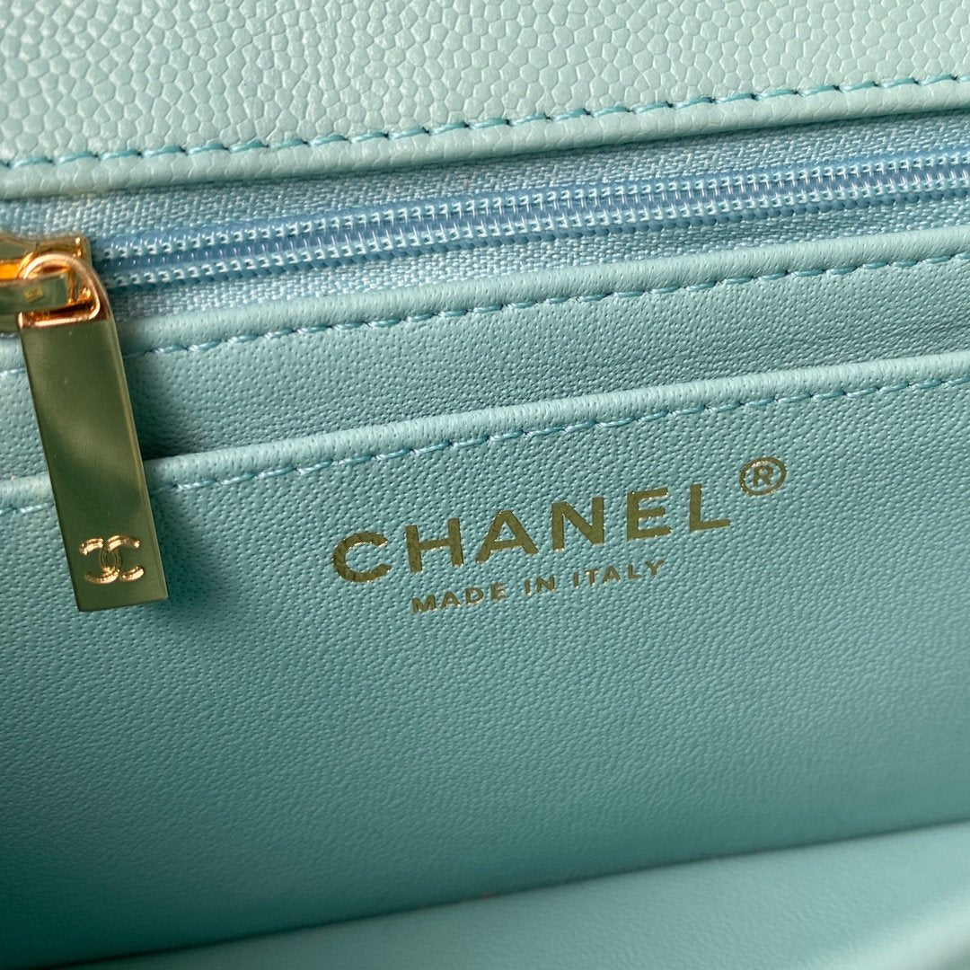 CHL - Mini Classic Handbag Light Blue For Women 7.9in/20LO