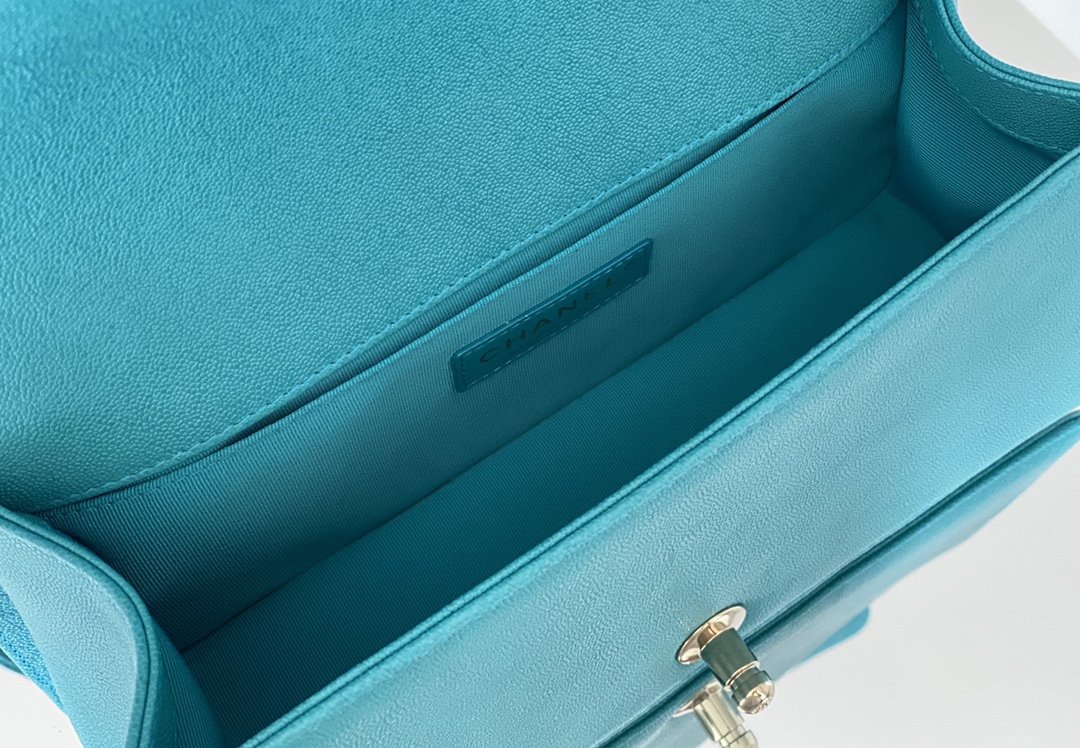 CHL - Medium Boy Handbag Blue For Women 9.8in/25LO A67086