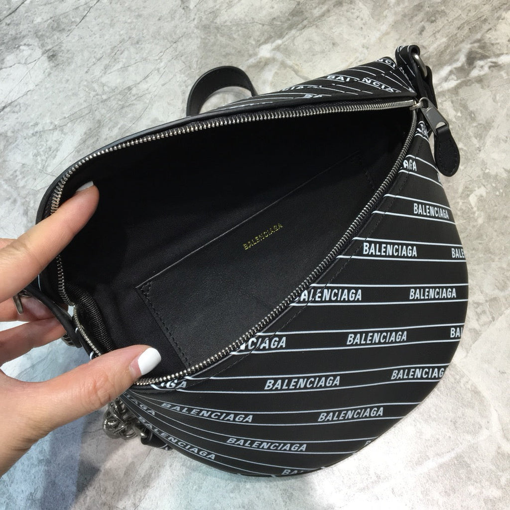 BLN-Ciaga Souvenir XS Belt Bag In Black, For Women,  Bags 9.5in/24LO