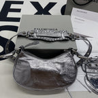 BLN-Ciaga Le Cagole XS Shoulder Bag In Grey, For Women,  Bags 10.2in/26LO