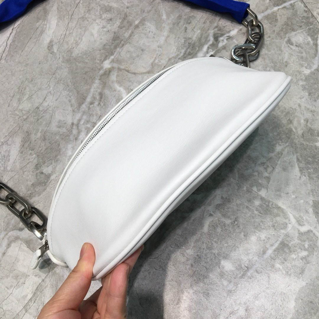 BLN-Ciaga Souvenir XXS Belt Bag In White, For Women,  Bags 11.8in/30LO