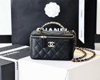 CHL - Small Vanity Case Black For Women 6.7in/17LO AS3171
