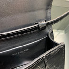 BLN-Ciaga Hourglass Mini Handbag In Black, For Women,  Bags 4.7in/12LO