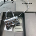 BLN-Ciaga Hourglass Mini Handbag In SliTLM -, For Women,  Bags 4.7in/12LO 6373721S4CY8110