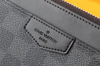 LV Dragonne Zipper Wallet Black Damier Graphite Canvas 179403