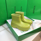 PUDDLE ANKLE BOOT IN OLIVE GREEN RUBBER