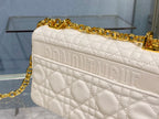 SMALL CARO BAG 20 WHITE CALFSKIN