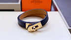 HM Kelly Double Tour Pink Gold Bracelet