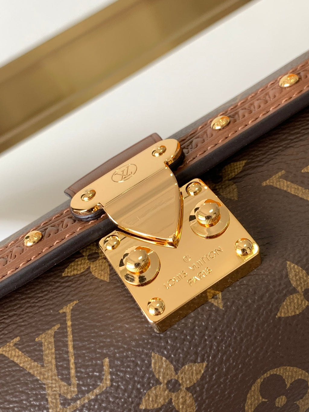 LV Papillon Trunk 19cm Brown Monogram Canvas & Cowhide GHW