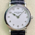PATEK Calatrava 34.6mm Silver White Dial