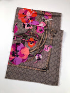 GUCCI 25S SCARF 140 IN CASHMERE 740373