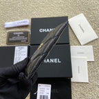 CC Classic Card Holder Black Caviar GHW 173998