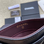 CC Classic Card Holder Black Caviar GHW 173998