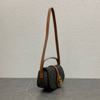 Celine 2026 Tabou Clutch on Strap Triomphe Canvas Calfskin 281765