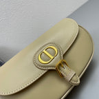 MINI BOBBY EAST-WEST 20 BAG IN BEIGE CREAM CALFSKIN