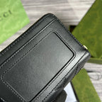 GG MARMONT MINI 11 WALLET BLACK CALFSKIN