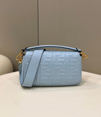 Baguette 27cm Cloud Blue Lambskin Gold Hardware