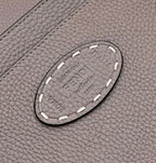 PEEKABOO ISEEU 33 IN TOBACCO BROWN GRAINED CALFSKIN SILVER HARDWARE
