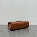 Celine Teen Soft 16 Shoulder Bag Tan Smooth Calfskin
