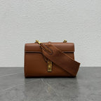 Celine Teen Soft 16 Shoulder Bag Tan Smooth Calfskin