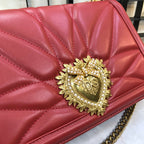 large devotion 26 shouder bag burgundy cafskin
