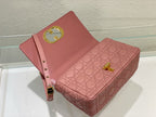medium caro 25.5 pink calfskin