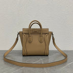Celine Luggage Nano Bag 20cm Brown Cowhide