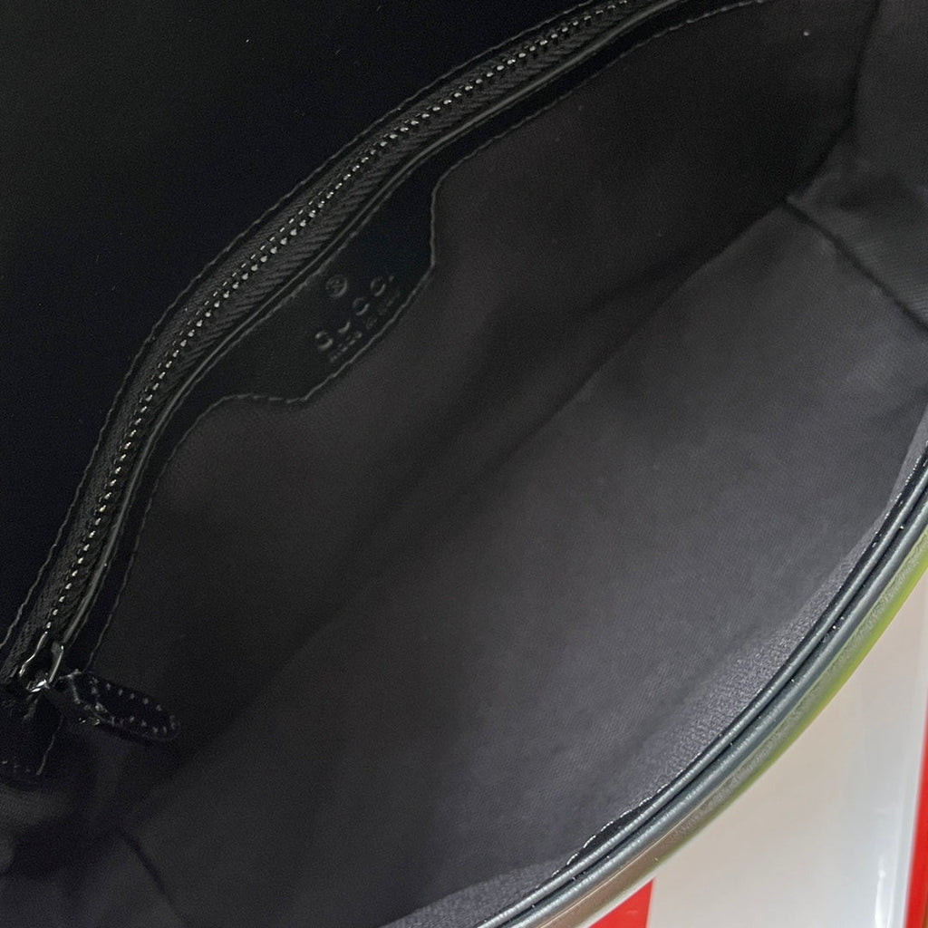gg marmont 26cm all black calfskin