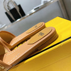 FF Women Raffia Sandal Tan