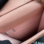 CC Phone Holder Pale & Air Pod Bag Pink Caviar Diamond Hardware 229778