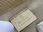 GG HORSEBIT 1955 MINI 18 BAG WHITE CANVAS AND BEIGE CALFSKIN