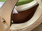 Gucci Marmont 21cm Shoulder Bag White Leather 333534