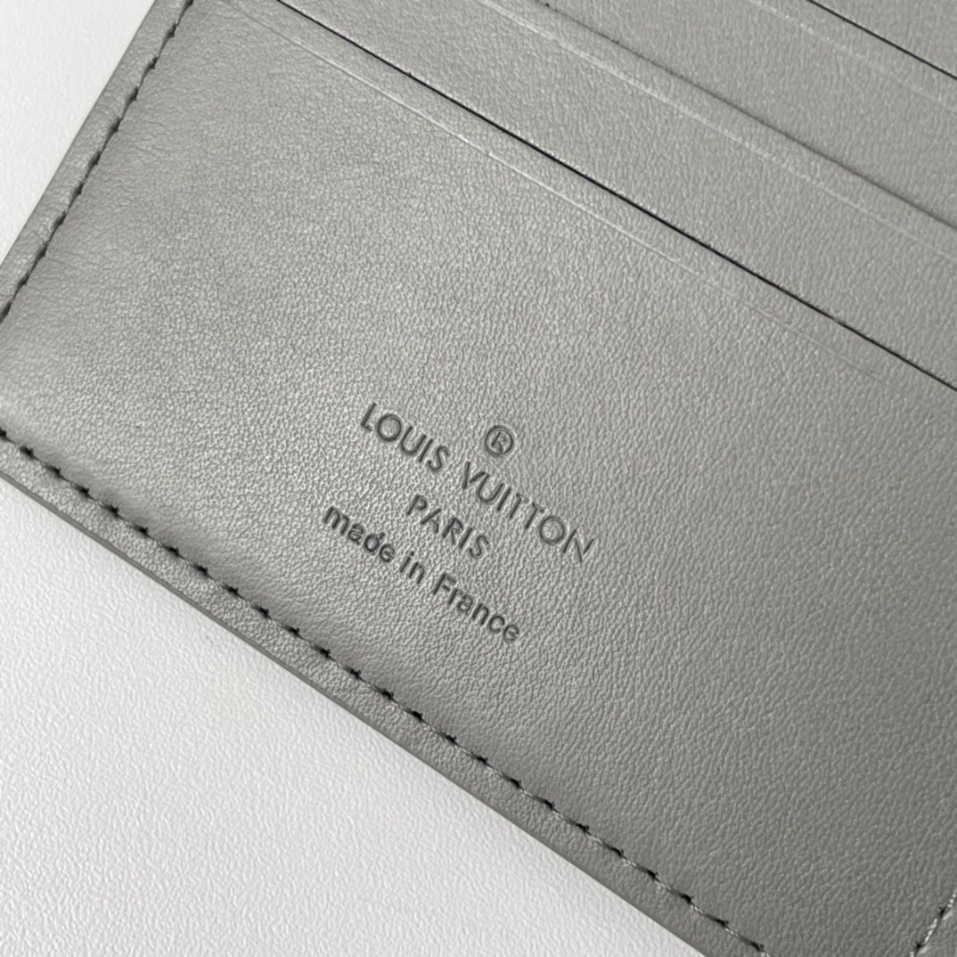 LV M81383 Multiple Wallet Monogram Shadow Calf Leather 221627