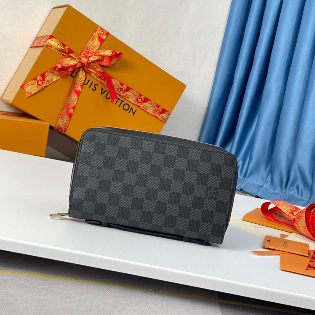 LV Zippy XL Grey Damier Graphite Canvas 221558