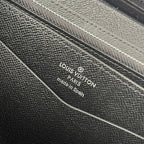 LV M61698 Zippy XL Wallet Black Damier Infini Leather 221562