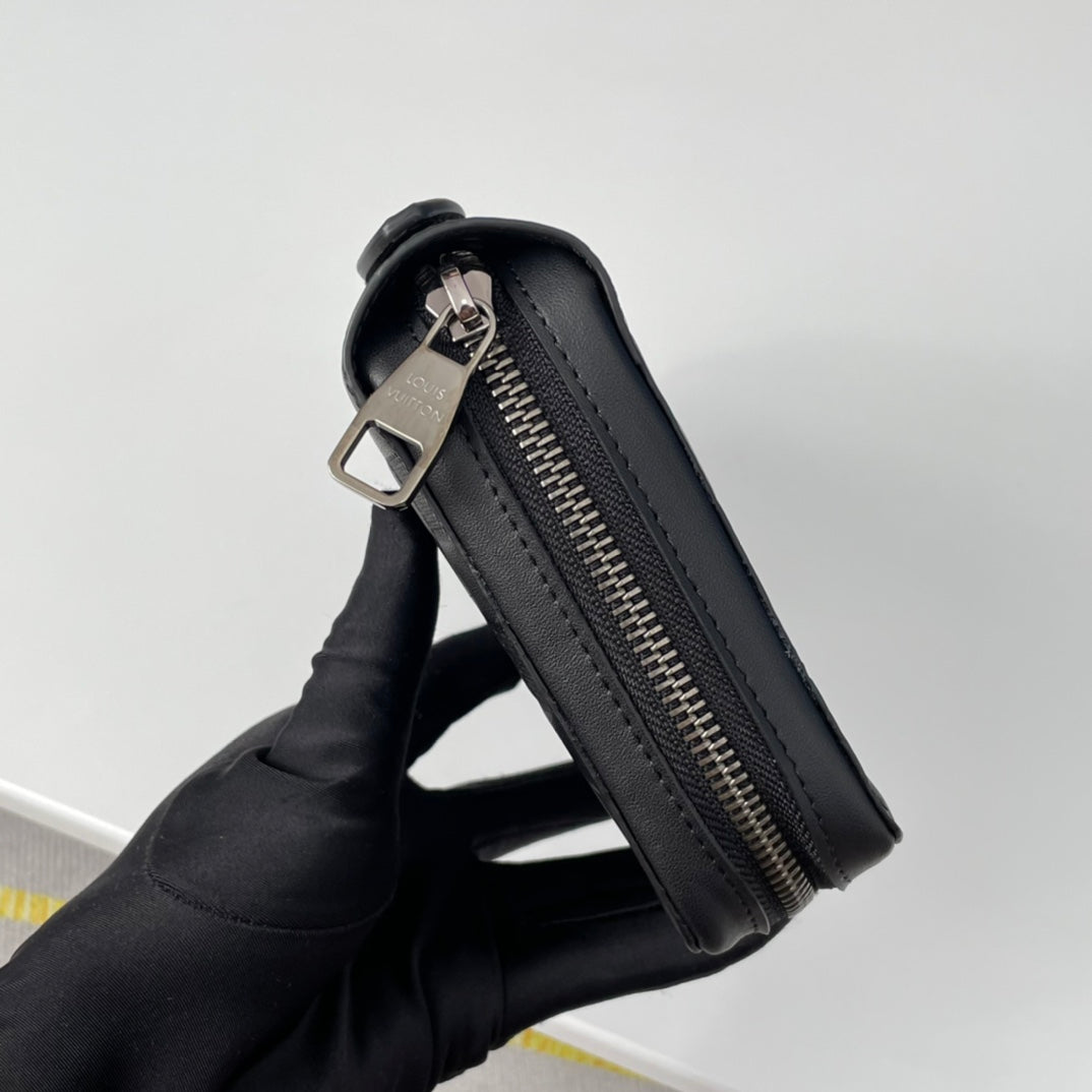 LV N61254 Zippy XL Wallet Black Damier Infini Leather 221563