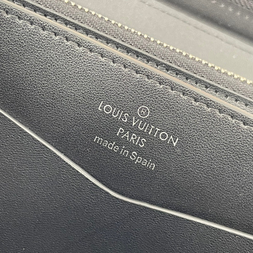 LV N61254 Zippy XL Wallet Black Damier Infini Leather 221563
