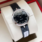Omega De Ville 27.4mm Silver Black Dial