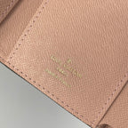 LV N61700 Cardboard Victorine Wallet Brown Ballet Pink Monogram Canvas 221677