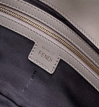 BAGUETTE WITH FF MOTIF 27 IN PINE CONE SOFT LAMBSKIN GOLD HARDWARE