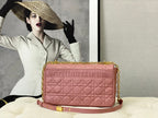 LARGE CARO BAG 28 ANTIQUE PINK CALFSKIN