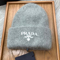 BEANIE HAT IN DOLPHIN GRAY WOOL 108750