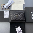 CC Classic Card Holder Black Caviar Sliver Steel 173999
