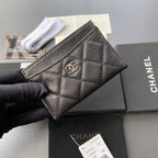 CC Classic Card Holder Black Caviar Sliver Steel 173999