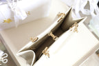 MEDIUM TOTE BOOK 26 BAG IN WHITE CALFSKIN