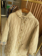 BURBERRY 25S LONG HOODED COAT 062