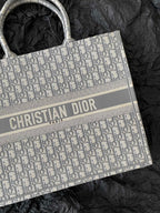 Large CD Book Tote 42cm Grey